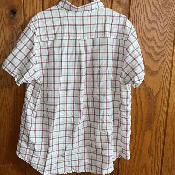 Vintage Hunters Run short sleeve button down top size XL - Picture 4 of 5